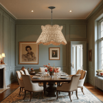 Karinne Natural Flower Rattan Pendant Light