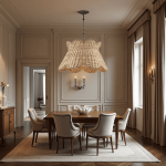 Karinne Natural Flower Rattan Pendant Light