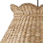 Karinne Natural Flower Rattan Pendant Light