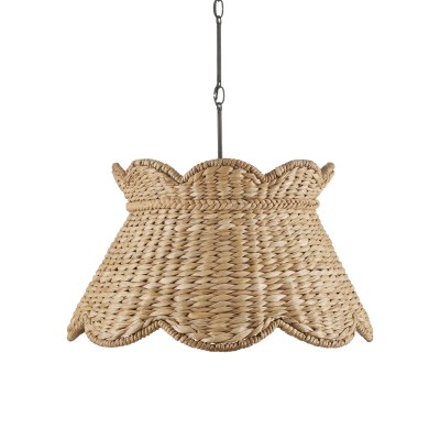 Karinne Natural Flower Rattan Pendant Light