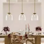 Titus Minimalist Transparent Glass Pendant Light