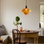Yves Vintage Tiered Glass Pendant Light