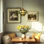 Yves Vintage Tiered Glass Pendant Light