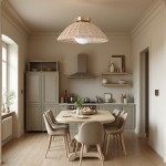 Allyson Farmhouse Rattan Flush Mount Ceiling Light