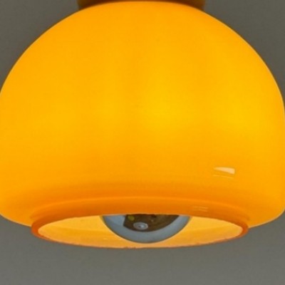 Heuman Vintage Cream Opaline Glass Pendant Light Heuman Vintage Cream Opaline Glass Pendant Light