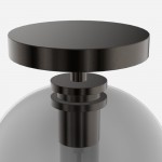 Pawson Minimalist Round Glass Brass Flush Mount Ceiling Light