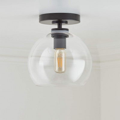 Pawson Minimalist Round Glass Brass Flush Mount Ceiling Light Pawson Minimalist Round Glass Brass Flush Mount Ceiling Light