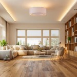 Haslam Wabi-Sabi White Linen Drum Shade Flush Mount Ceiling Light