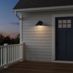 Conran Industrial Black Metal Cone Shade Outdoor Wall Light