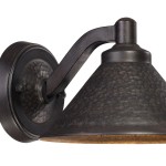 Conran Industrial Black Metal Cone Shade Outdoor Wall Light