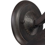 Conran Industrial Black Metal Cone Shade Outdoor Wall Light