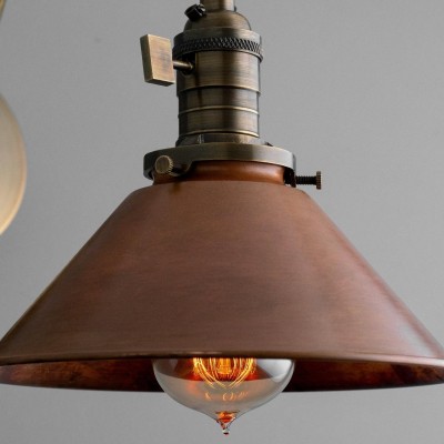 Hugo Industrial Metal Swing Arm Conical Wall Lilght Hugo Industrial Metal Swing Arm Conical Wall Lilght