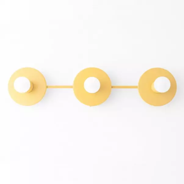 Marnie Nordic Colorful 3 Light Vanity Wall Light Marnie Nordic Colorful 3 Light Vanity Wall Light