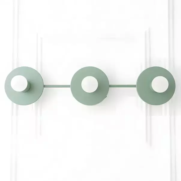 Marnie Nordic Colorful 3 Light Vanity Wall Light Marnie Nordic Colorful 3 Light Vanity Wall Light