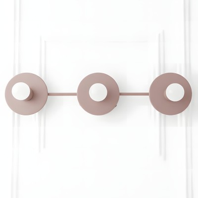 Marnie Nordic Colorful 3 Light Vanity Wall Light Marnie Nordic Colorful 3 Light Vanity Wall Light