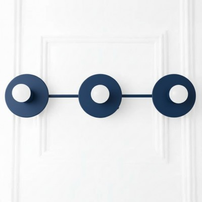 Marnie Nordic Colorful 3 Light Vanity Wall Light Marnie Nordic Colorful 3 Light Vanity Wall Light