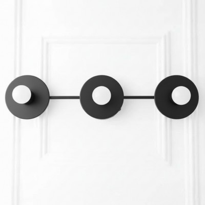 Marnie Nordic Colorful 3 Light Vanity Wall Light Marnie Nordic Colorful 3 Light Vanity Wall Light