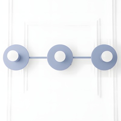 Marnie Nordic Colorful 3 Light Vanity Wall Light Marnie Nordic Colorful 3 Light Vanity Wall Light