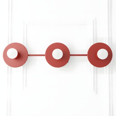 Marnie Nordic Colorful 3 Light Vanity Wall Light Marnie Nordic Colorful 3 Light Vanity Wall Light