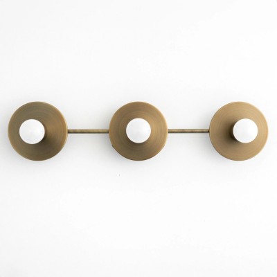 Marnie Nordic Colorful 3 Light Vanity Wall Light Marnie Nordic Colorful 3 Light Vanity Wall Light