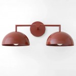 Burton Modern Nordic Morandi 2-Light Metal Wall Light