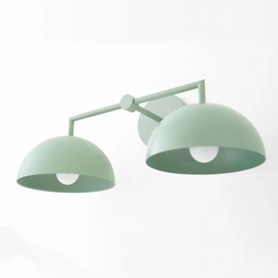 Burton Modern Nordic Morandi 2-Light Metal Wall Light Burton Modern Nordic Morandi 2-Light Metal Wall Light