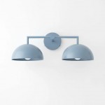 Burton Modern Nordic Morandi 2-Light Metal Wall Light