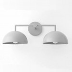 Burton Modern Nordic Morandi 2-Light Metal Wall Light