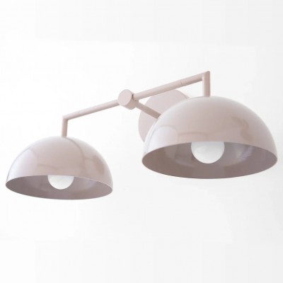 Burton Modern Nordic Morandi 2-Light Metal Wall Light Burton Modern Nordic Morandi 2-Light Metal Wall Light