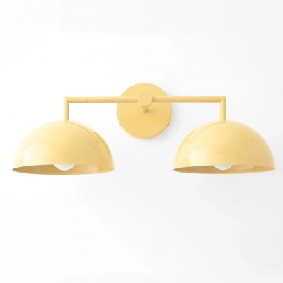 Burton Modern Nordic Morandi 2-Light Metal Wall Light Burton Modern Nordic Morandi 2-Light Metal Wall Light