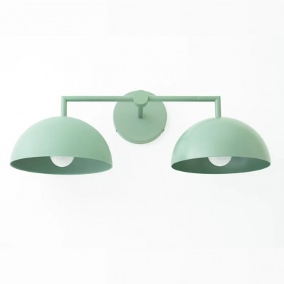 Burton Modern Nordic Morandi 2-Light Metal Wall Light Burton Modern Nordic Morandi 2-Light Metal Wall Light