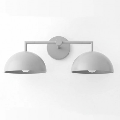 Burton Modern Nordic Morandi 2-Light Metal Wall Light Burton Modern Nordic Morandi 2-Light Metal Wall Light