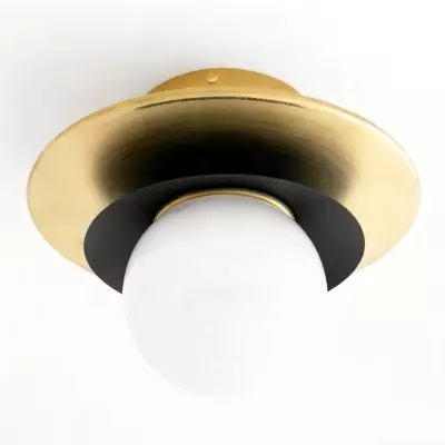 Ilincic Modern Morandi Globe Brass Ceiling Light Ilincic Modern Morandi Globe Brass Ceiling Light