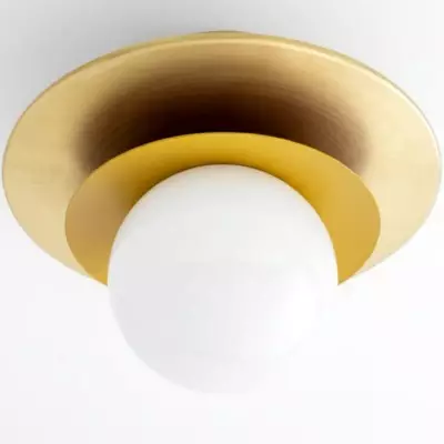 Ilincic Modern Morandi Globe Brass Ceiling Light Ilincic Modern Morandi Globe Brass Ceiling Light