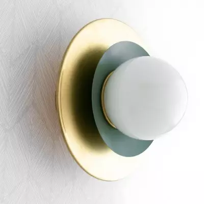 Ilincic Modern Morandi Globe Brass Ceiling Light Ilincic Modern Morandi Globe Brass Ceiling Light