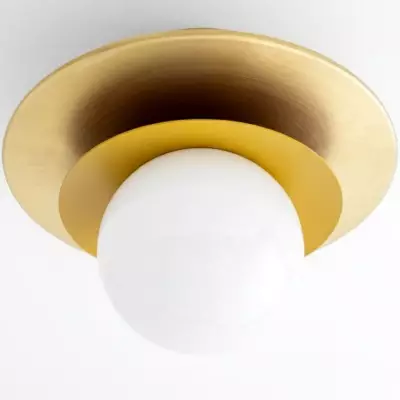 Ilincic Modern Morandi Globe Brass Ceiling Light Ilincic Modern Morandi Globe Brass Ceiling Light