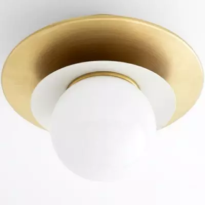 Ilincic Modern Morandi Globe Brass Ceiling Light Ilincic Modern Morandi Globe Brass Ceiling Light