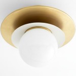 Ilincic Modern Morandi Globe Brass Ceiling Light