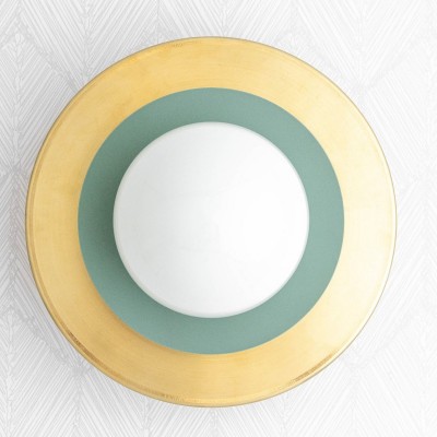 Ilincic Modern Morandi Globe Brass Ceiling Light Ilincic Modern Morandi Globe Brass Ceiling Light