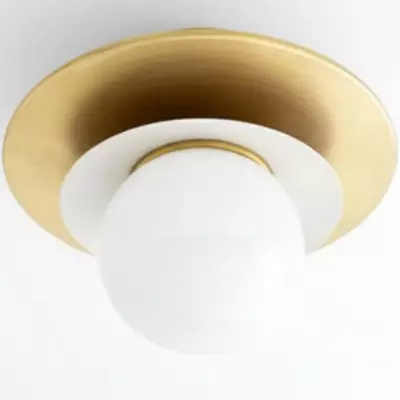 Ilincic Modern Morandi Globe Brass Ceiling Light Ilincic Modern Morandi Globe Brass Ceiling Light
