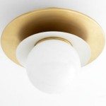 Ilincic Modern Morandi Globe Brass Ceiling Light