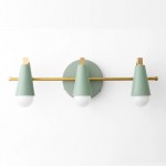 Amies Modern Colorful 3-Light Wall Light