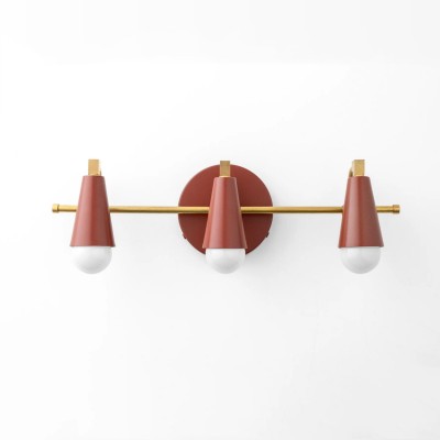 Amies Modern Colorful 3-Light Wall Light Amies Modern Colorful 3-Light Wall Light