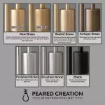 Roger Modern Brass Flush Mount Metal Ceiling Light