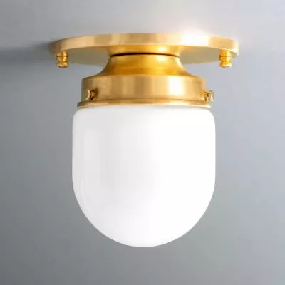 Roger Modern Brass Flush Mount Metal Ceiling Light Roger Modern Brass Flush Mount Metal Ceiling Light