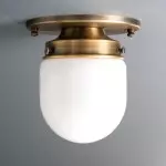 Roger Modern Brass Flush Mount Metal Ceiling Light