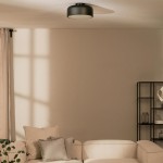 Dixon Modern Powder-coated Metal Round Flush Mount Ceiling Light