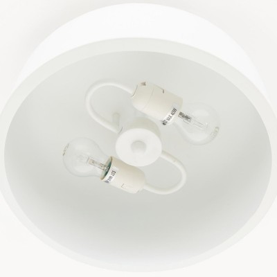 Dixon Modern Powder-coated Metal Round Flush Mount Ceiling Light Dixon Modern Powder-coated Metal Round Flush Mount Ceiling Light