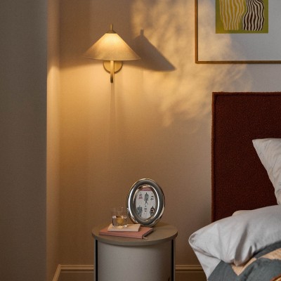 Rhodes Minimalist Linen Fabric Cone Wall Light Rhodes Minimalist Linen Fabric Cone Wall Light