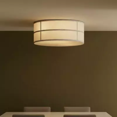 Sophie Japanese Linen Lantern Ceiling Light Sophie Japanese Linen Lantern Ceiling Light